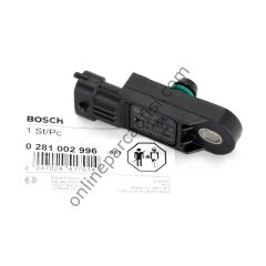 BOSCH 0281002996 | RENAULT KANGO-CLIO-LAGUNA III-II-MEGAN II-MASTER TURBO BASINÇ SENSÖRÜ