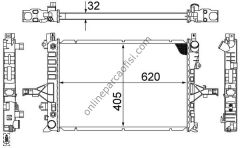 BEHR CR 1547 000S | VOLVO S60/S80/V70 SU RADYATÖRÜ