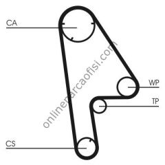 CONTITECH CT 763 | JAPON CIVIC (MB) EURO TRIGER KAYISI