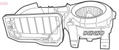 DENSO DEA23001 | RENAULT CLIO I-II KALORIFER MOTORU