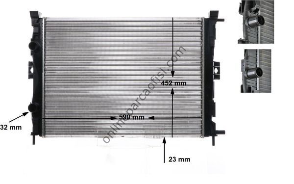 BEHR CR 1690 000S | RENAULT MEGANE II SU RADYATÖRÜ
