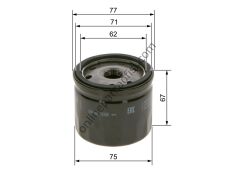 BOSCH 09864B7011 | RENAULT CLIO/KANGO/MEGAN/FLUENCE/LOGAN/QASHQAI YAG FILTRESI