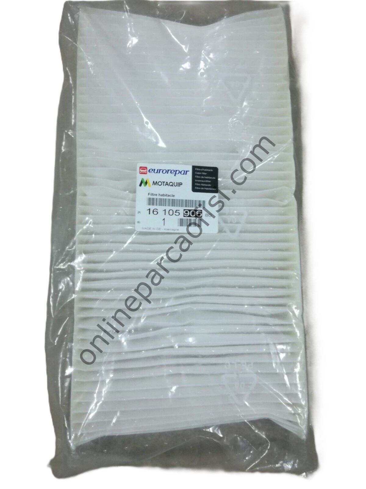 EUROREPAR 1610590680 | OPEL CORSA C VECTRA POLEN FILTRESI