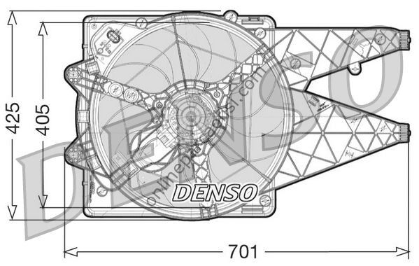 DENSO DER09101 | FIAT DOBLO III FAN MOTORU