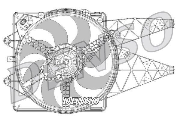 DENSO DER09094 | FIAT G.PUNTO FAN MOTORU