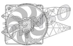DENSO DER09094 | FIAT G.PUNTO FAN MOTORU