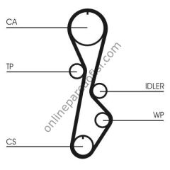 CONTITECH CT 785 | JAPON 626 (GD) TRIGER KAYISI