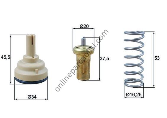BEHR-T TX18195D | VW GOLF5-JETTA-TOURAN TERMOSTAT