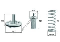 BEHR-T BH TX18380D | VW GOLF5-JETTA-PASSAT TERMOSTAT