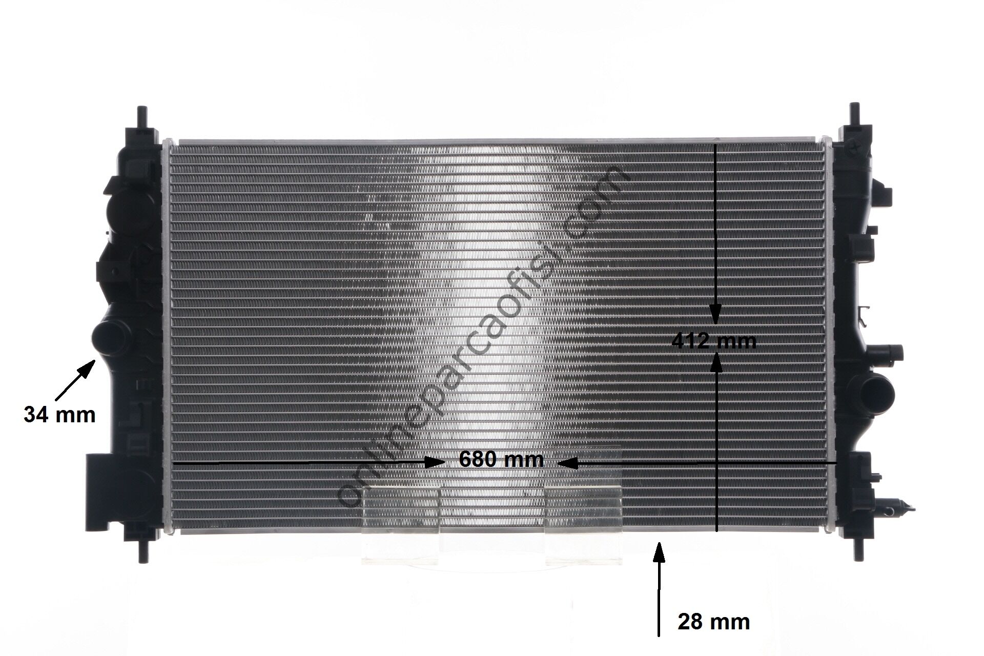 BEHR CR 1782 000S | OPEL INSIGNIA A ZAFIRA C SU RADYATÖRÜ