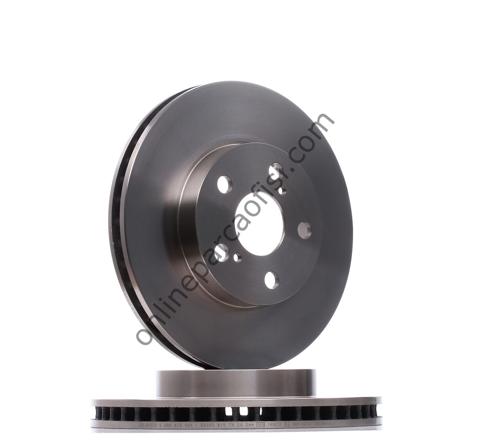 BOSCH 0986478584 | JAPON CORONA (T19) : PRIUS (W3) 09-15 FREN DISKI ÖN