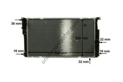 BEHR BHR CR 1909 000P | BMW F20-F20 LCI-F21-F21 LCI-F22-F30-F30 LCI-F31-F34-F35-4F32-F33-F36 SU RADYATÖRÜ
