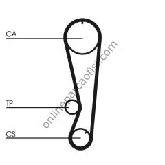 CONTITECH CT 827K1 | JAPON COROLLA (E10, E11) TRIGER SETI