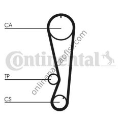 CONTITECH CT 827 | JAPON COROLLA (E10, E11) TRIGER KAYISI