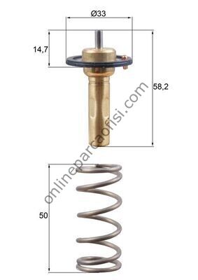 BEHR-T TX26589D | FORD FOCUS TERMOSTAT