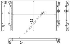 BEHR CR 2032 000S | VW TIGUAN-SHARAN SU RADYATÖRÜ