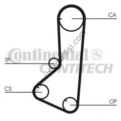 CONTITECH CT 839 | JAPON GALANT (E5) TRIGER KAYISI
