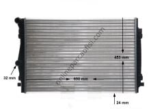 BEHR BHR CR 2055 001S | VW GOLF7-PASSAT-A3-LEON SU RADYATÖRÜ