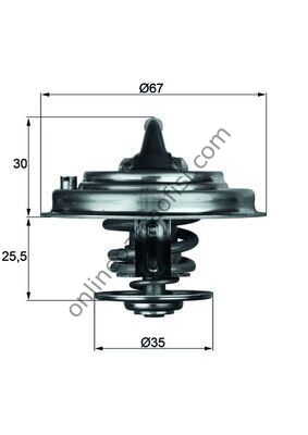 BEHR-T TX3071D | VW PASSAT-A4-A6 TERMOSTAT