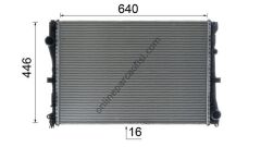 BEHR BHR CR 2100 000P | MERCEDES 205-213 SU RADYATÖRÜ