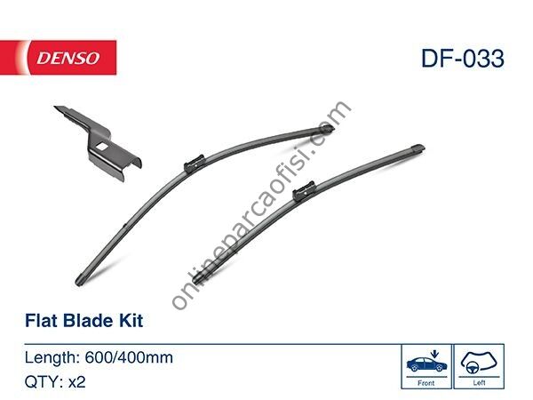 DENSO DF-033 | PSA 2008 SILECEK SÜPÜRGESI ÖN TAKIM