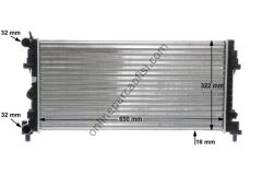 BEHR CR 2081 000S | VW POLO-A1-IBIZA-FABIA SU RADYATÖRÜ