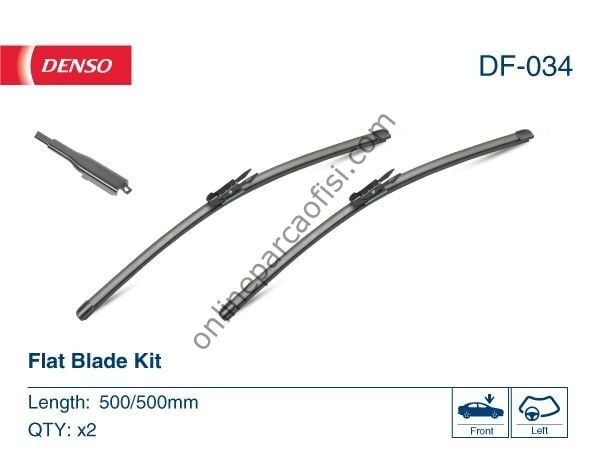 DENSO DF-034 | BMW E87-E88 SILECEK SÜPÜRGESI ÖN TAKIM