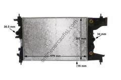 BEHR CR 2122 000S | OPEL CRUZE SU RADYATÖRÜ