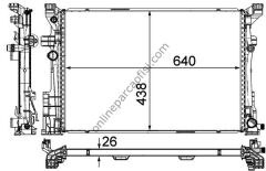 BEHR CR 2170 000P | MERCEDES W117-246-176-242-156 SU RADYATÖRÜ