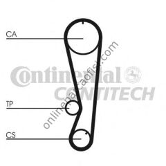 CONTITECH CT 850 | JAPON CELICA (T20) TRIGER KAYISI