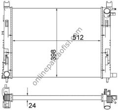 BEHR CR 2166 001S | RENAULT CLIO IV/DACIA DOKKER/LOGAN II/LODGY SU RADYATÖRÜ