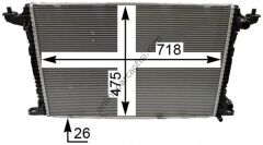BEHR CR 2179 000P | VW A4-A5-A6-A7 SU RADYATÖRÜ