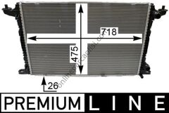 BEHR CR 2179 000P | VW A4-A5-A6-A7 SU RADYATÖRÜ
