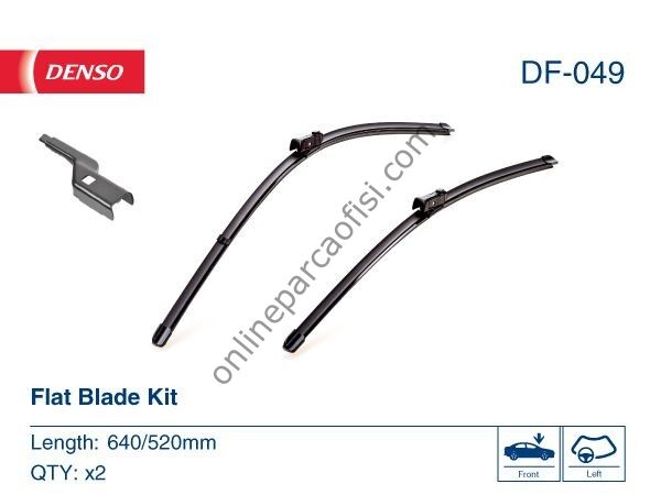 DENSO DF-049 | VW A6-A7-A8 SILECEK SÜPÜRGESI ÖN TAKIM