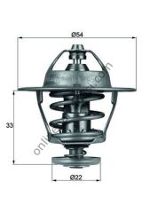 BEHR-T BH TX5385D | OPEL CORSA B-C VECTRA A TERMOSTAT