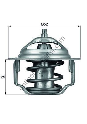 BEHR-T TX6488 | JAPON 323 (BG) : 626 (GD) 1.6/2.0 89-91 TERMOSTAT