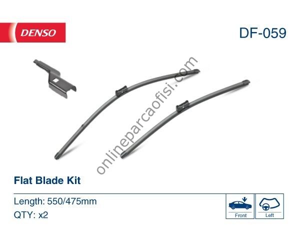 DENSO DF-059 | MERCEDES X204 SILECEK SÜPÜRGESI ÖN TAKIM