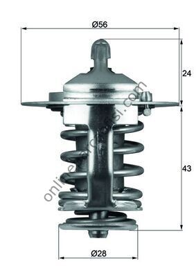 BEHR-T TX7082 | JAPON COROLLA (E11, E12, E15, E18, E21) : AVENSIS (T22, T25) 1.6/1.8 00-08 TERMOSTAT