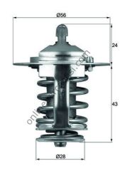 BEHR-T TX7082 | JAPON COROLLA (E11, E12, E15, E18, E21) : AVENSIS (T22, T25) 1.6/1.8 00-08 TERMOSTAT
