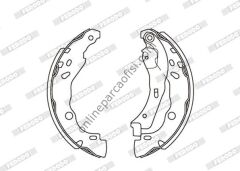 FERODO FSB642 | RENAULT CLIO II- IV/LOGAN/THALIA/301/C-ELYSEE FREN BALATASI ARKA