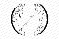 FERODO FSB636 | FORD FIESTA/KA FREN BALATASI ARKA