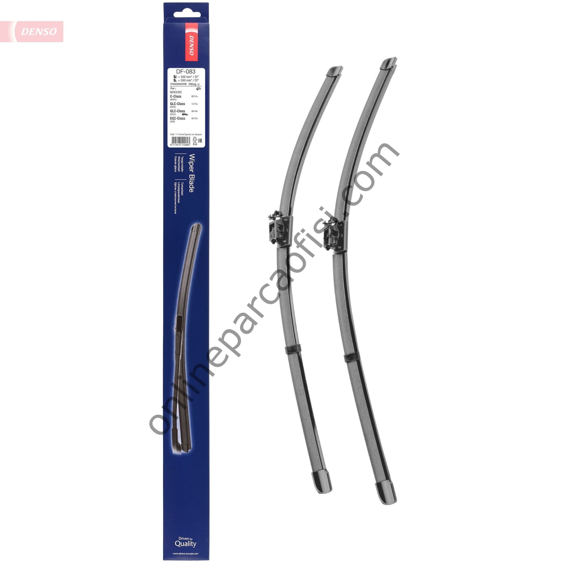 DENSO DF-083 | MERCEDES W205-253 SILECEK SÜPÜRGESI ÖN TAKIM