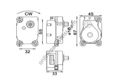 BEHR AA 19 000P | PSA 206/307 AKTÜATÖR