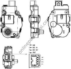 BEHR AA 18 000P | MERCEDES 204-212-221-222-166-463 HAVA AYAR MOTORU