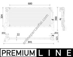 BEHR BHR CR 2306 000P | BMW 2 F45-F46-X1 F49 MINI F54-F55-F57 SU RADYATÖRÜ