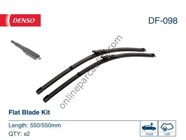 DENSO DF-098 | MERCEDES W171-172 SILECEK SÜPÜRGESI ÖN TAKIM