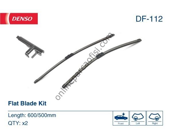 DENSO DF-112 | BMW X5 E70-X6E71-72 SILECEK SÜPÜRGESI ÖN TAKIM