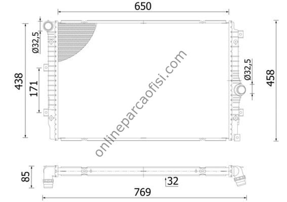 BEHR CR 2428 000S | VW TIGUAN SU RADYATÖRÜ