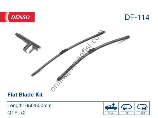 DENSO DF-114 | BMW X3 F25-X4 F26-X5 E70-X6 E71-E72 SILECEK SÜPÜRGESI ÖN TAKIM