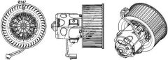 BEHR BHR AB 151 000P | BMW F06-F07-F10-F11-F18-F12-F12-F01-F02 KALORIFER MOTORU